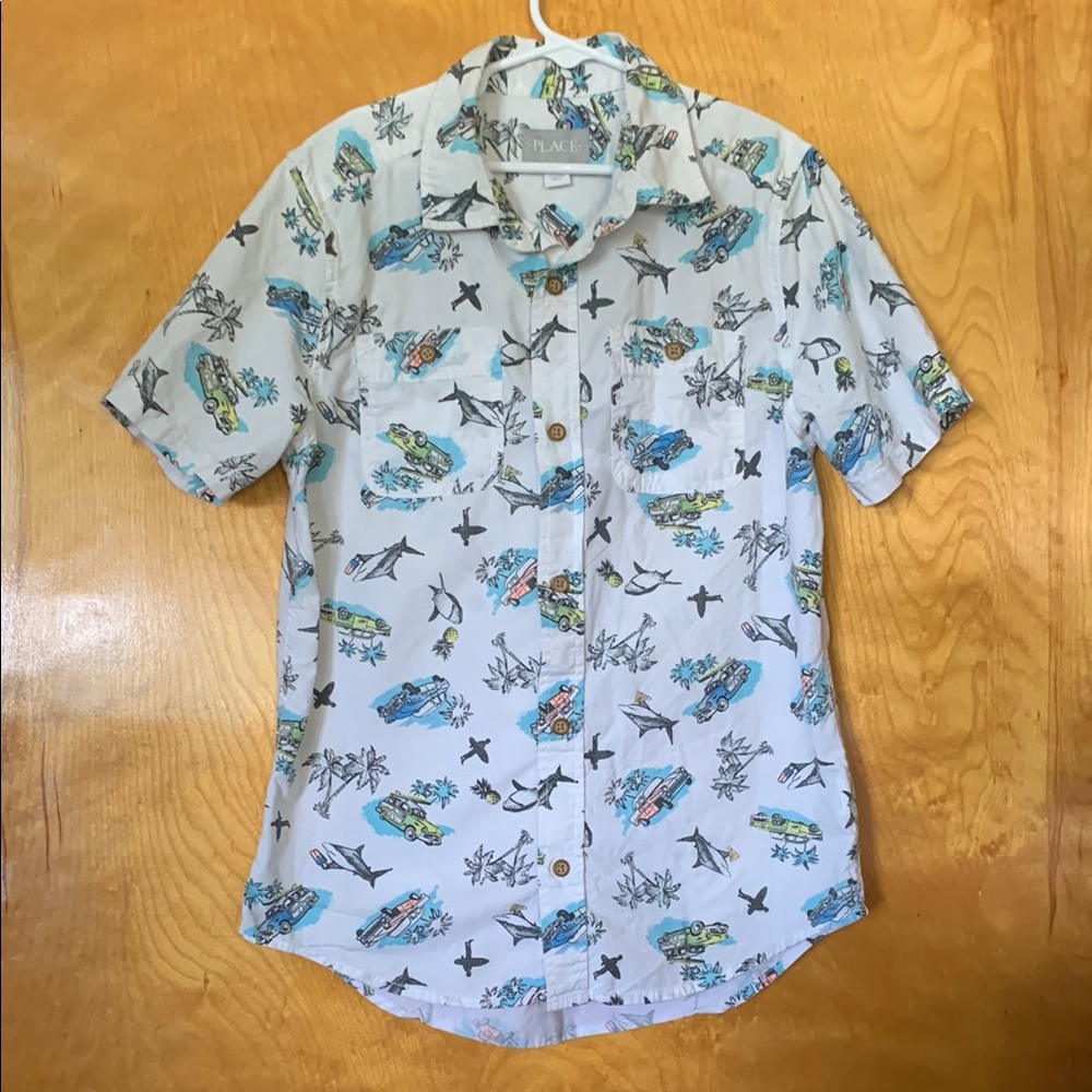 EUC Boys Size L (10/12) The Children’s Place button down shirt
